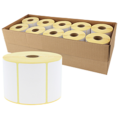 Zebra kompatible Papier Etiketten, 76,2 x 50,8 mm, 10 Rollen im Karton - Zum Produkt