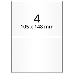 Papier Etiketten, 105 x 148 mm - Zum Produkt