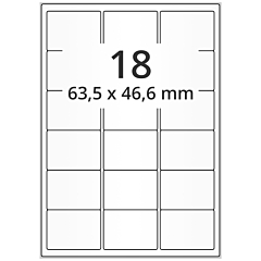 paper labels, 63.5 x 46.6 mm - View Product