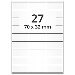 paper labels, 70 x 32 mm - View Product