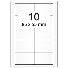 paper labels, 85 x 55 mm - View Product