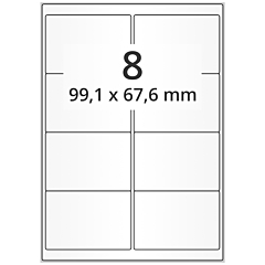 paper labels, 99.1 x 67.6 mm - View Product