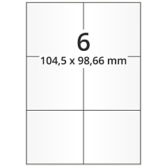 paper labels, 104.5 x 98.66 mm - View Product