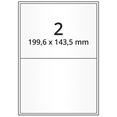 paper labels, 199.6 x 143.5 mm - View Product