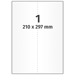 Papier Etiketten, 210 x 297 mm - Zum Produkt