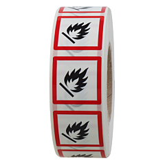 GHS labels, GHS 02, class 3, 25 x 25 mm - View Product