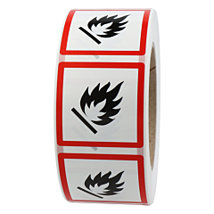 GHS labels, GHS 02, class 3, 50 x 50 mm - View Product