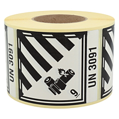 dangerous goods labels, paper, 100 x 120 mm - View Product