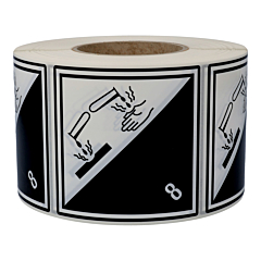 dangerous goods labels, polyethylene foil, 100 x 100 mm - View Product