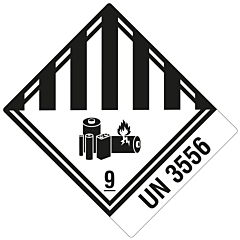 dangerous goods labels, paper, 100 x 120 mm - View Product