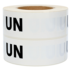 UN labels, polyethylene foil, 150 x 50 mm - View Product
