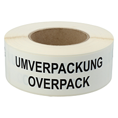Umverpackung / Overpack Etiketten, Polyethylen, 150 x 50 mm - Zum Produkt