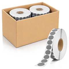 round textile labels (nylon), Ø 30 mm, 10 rolls per box - View Product