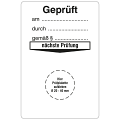 base label resource inspection, 76.2 x 50.8 mm - View Product