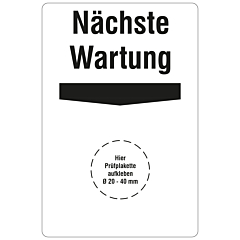 Grundplakette Betriebsmittelprüfung, 76,2 x 50,8 mm - Zum Produkt