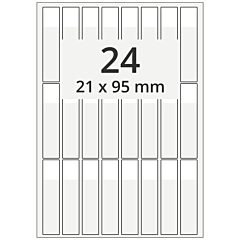 Kabeletiketten, Polyester, 21 x 95 mm - Zum Produkt