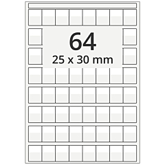Kabeletiketten, Polyester, 25 x 30 mm - Zum Produkt