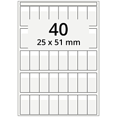cable labels, polyester, 25 x 51 mm - View Product