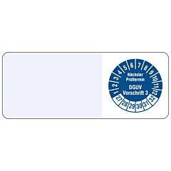 cable inspection label, 2027-2032, polyethylene foil, 20 x 50 mm - View Product