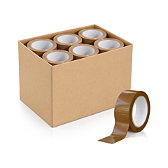 Paketband, 50 mm breit, 66 m Rollenlänge, leise abrollend - Zum Produkt