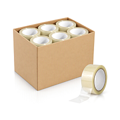 Paketband, 50 mm breit, 66 m Rollenlänge, leise und leicht abrollend - Zum Produkt