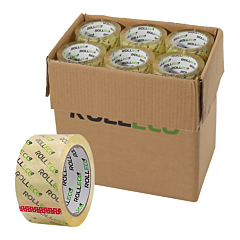 Paketband, 50 mm breit, 66 m Rollenlänge, leise abrollend - Zum Produkt