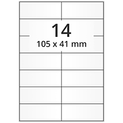 paper labels, 105 x 41 mm - View Product