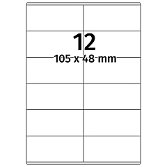 Papier Etiketten, 105 x 48 mm - Zum Produkt