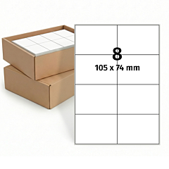 paper labels, 105 x 74 mm, 2 packages - View Product