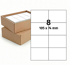 paper labels, 105 x 74 mm, 2 packages - View Product