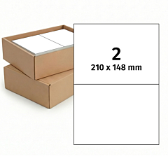 shipping labels, 210 x 148 mm, 2 packages - View Product