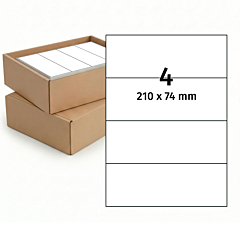Papier Etiketten, 210 x 74 mm, 2 Packungen - Zum Produkt