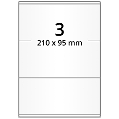 paper labels, 210 x 95 mm - View Product