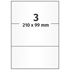 paper labels, 210 x 99 mm - View Product