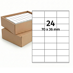 paper labels, 70 x 36 mm, 2 packages - View Product