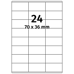 paper labels, 70 x 36 mm - View Product