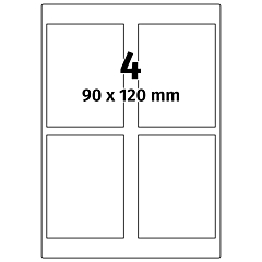 Papier Etiketten, 90 x 120 mm - Zum Produkt