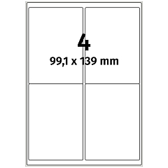 paper labels, 99.1 x 139 mm - View Product