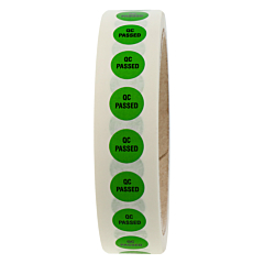 quality assurance labels, polyester, Ø 12.5 mm - View Product