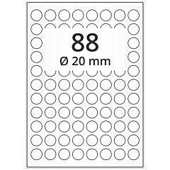 round paper labels, Ø 20 mm - View Product