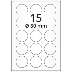 Runde Papier Etiketten, Ø 50 mm - Zum Produkt