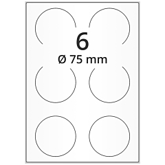 round paper labels, Ø 75 mm - View Product