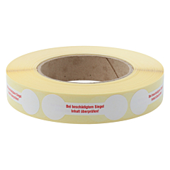 Siegeletiketten, Papier, 70 x 21 mm - Zum Produkt