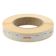 Siegeletiketten, Papier, 70 x 21 mm - Zum Produkt