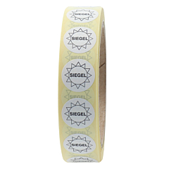 sealing label, paper, Ø 20 mm - View Product