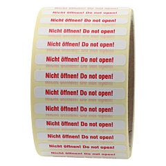 sealing label, paper, 50.8 x 6.35 mm - View Product