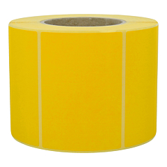 uncoated thermal-eco labels, yellow, permanent, 100 x 150 mm - View Product