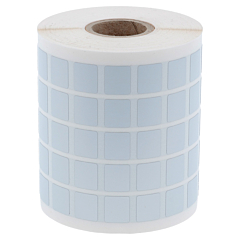 polyester labels, silver, permanent, 12.7 x 11 mm - View Product