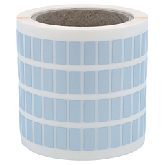 polyester labels, silver, permanent, 18 x 8 mm - View Product