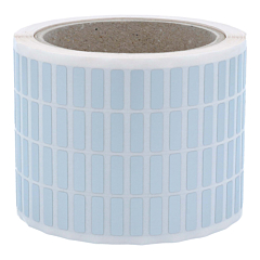 polyester labels, silver, permanent, 19 x 6.35 mm - View Product